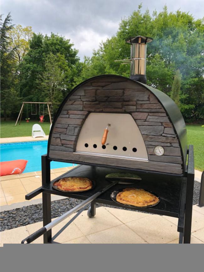 MAXIMUS PRIME ARENA PORTABLE PIZZA OVEN BLACK Authentic Pizza Ovens