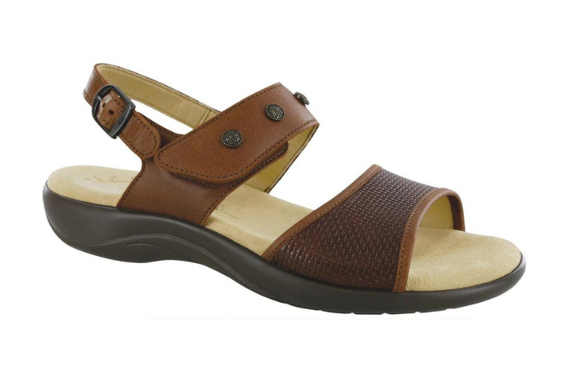 Product image of the SAS Lisette woven walking sandal in Brown