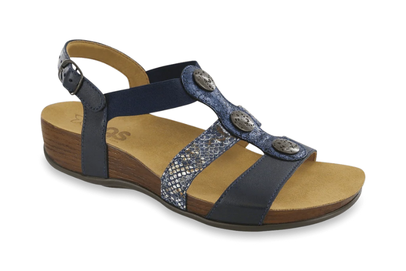 Product image of the Clover SAS walking sandal in Navy Multi