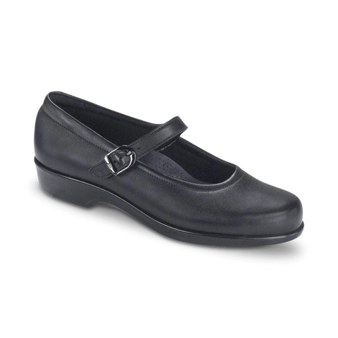 Product image of the Maria velcro shoe in Black from SASNola