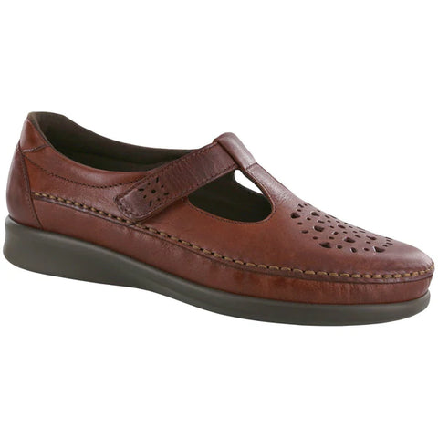 Product image of the Willow velcro shoe in Walnut from SASNola
