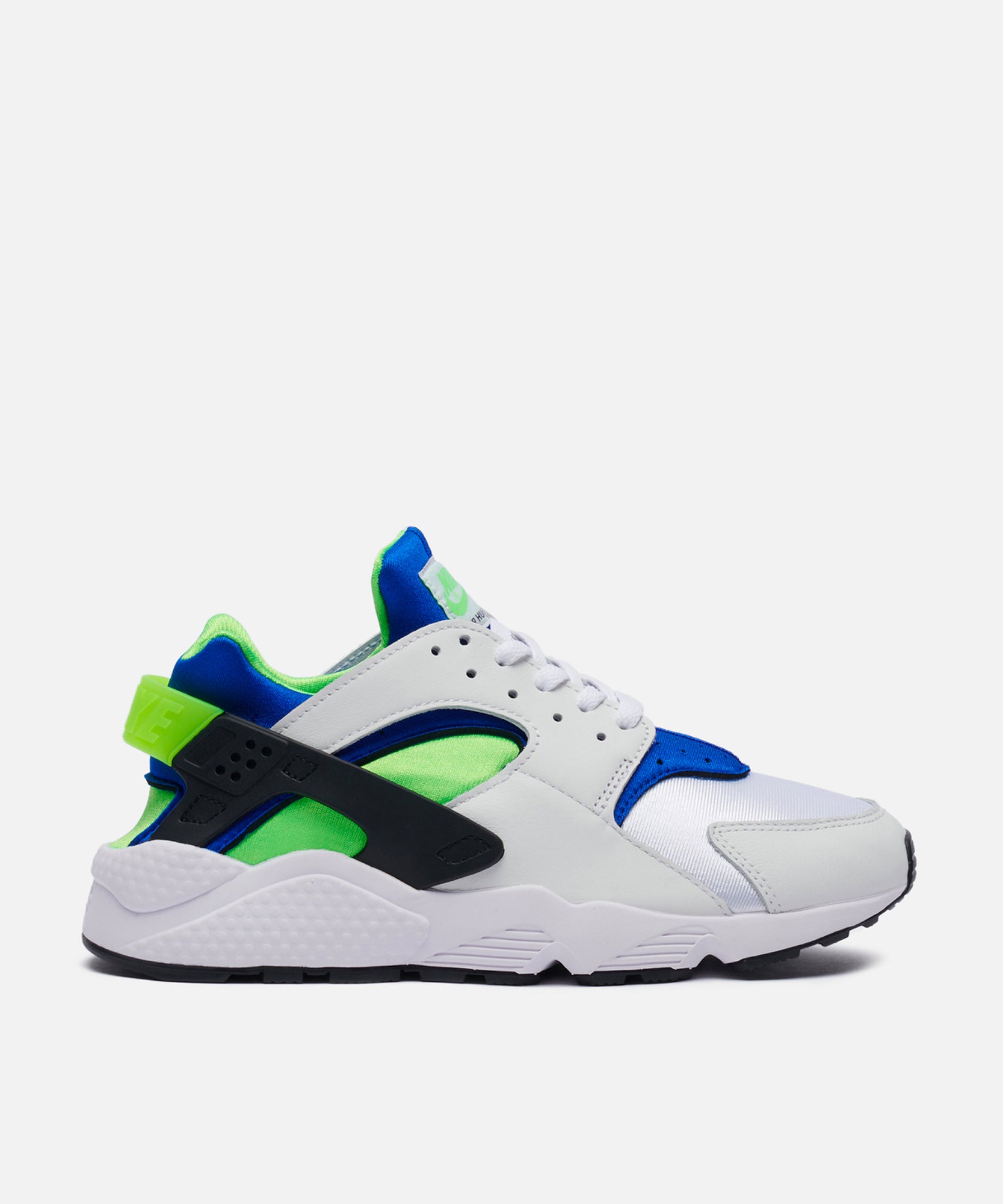 white blue and green huaraches