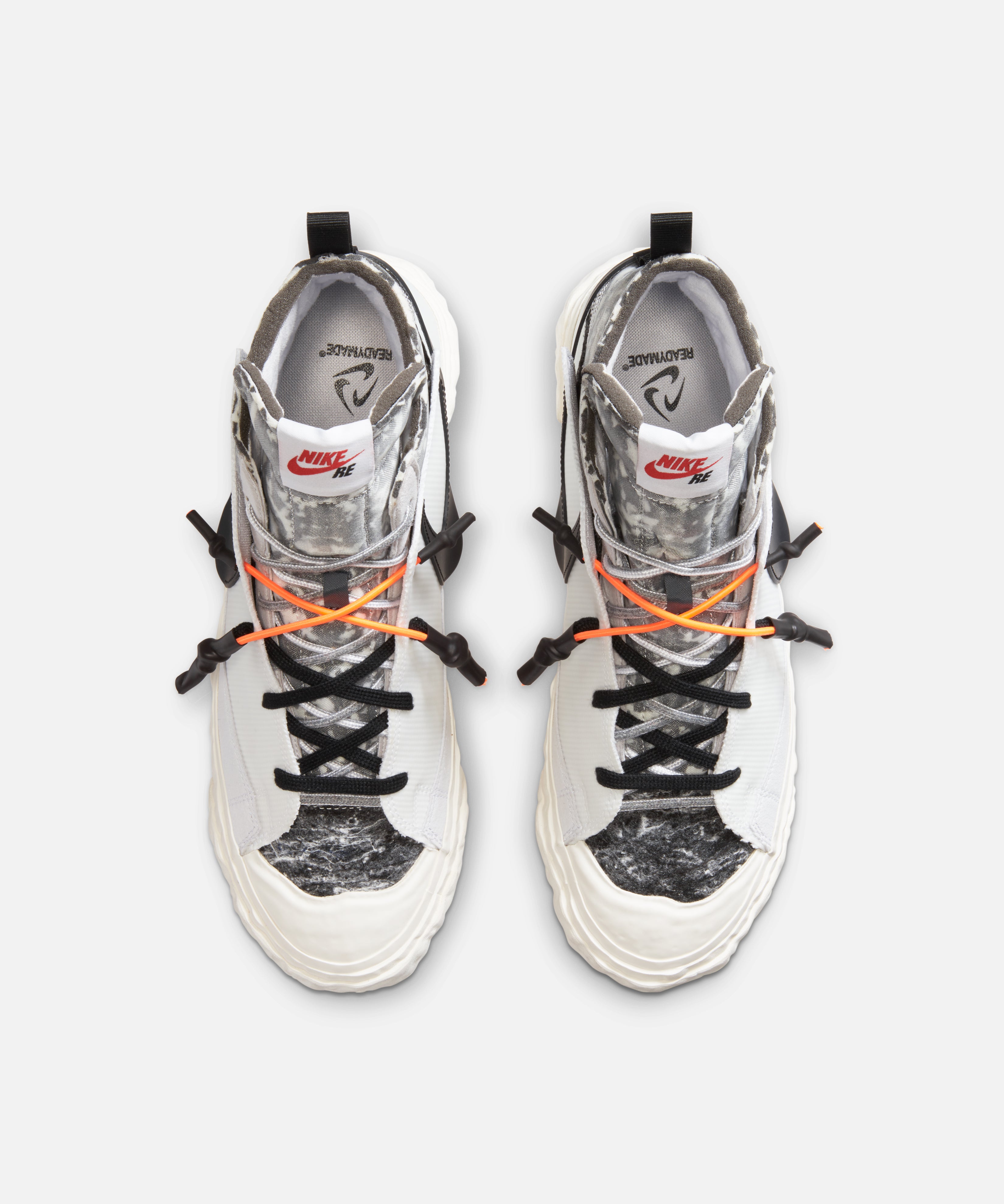Nike x Readymade Blazer Mid (White/Black-Pure Platinum-Total Orange)
