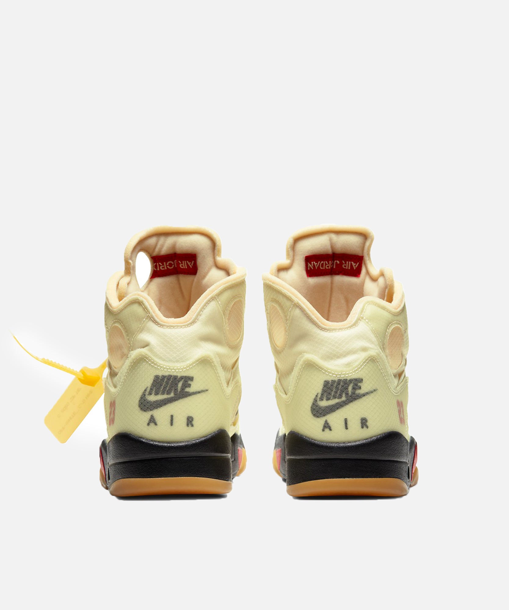 raffle air jordan 5 off white