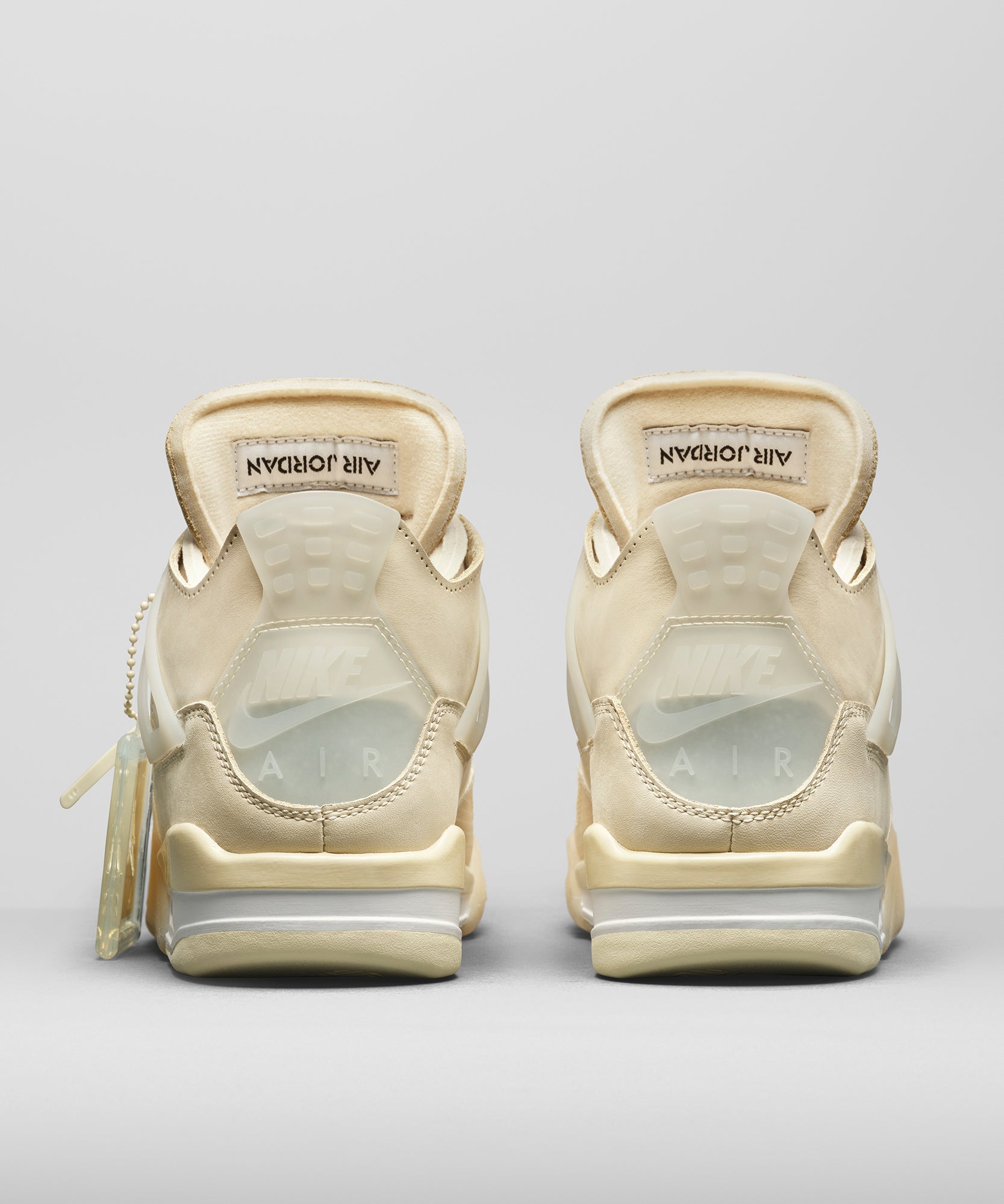 Air Jordan 4 WMNS x Off White (Sail/Muslin-White-Black) – Patta