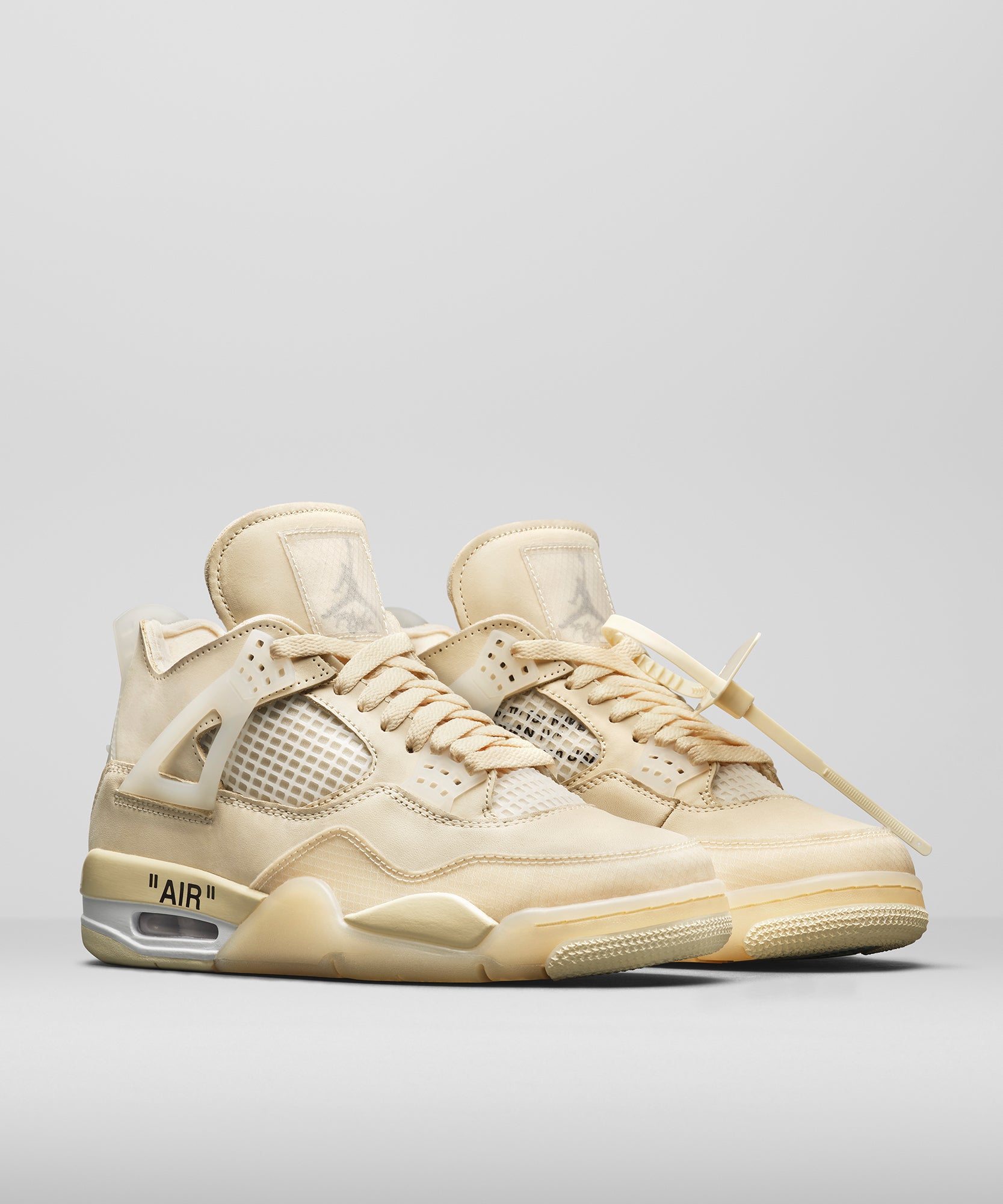 raffle air jordan 4 off white