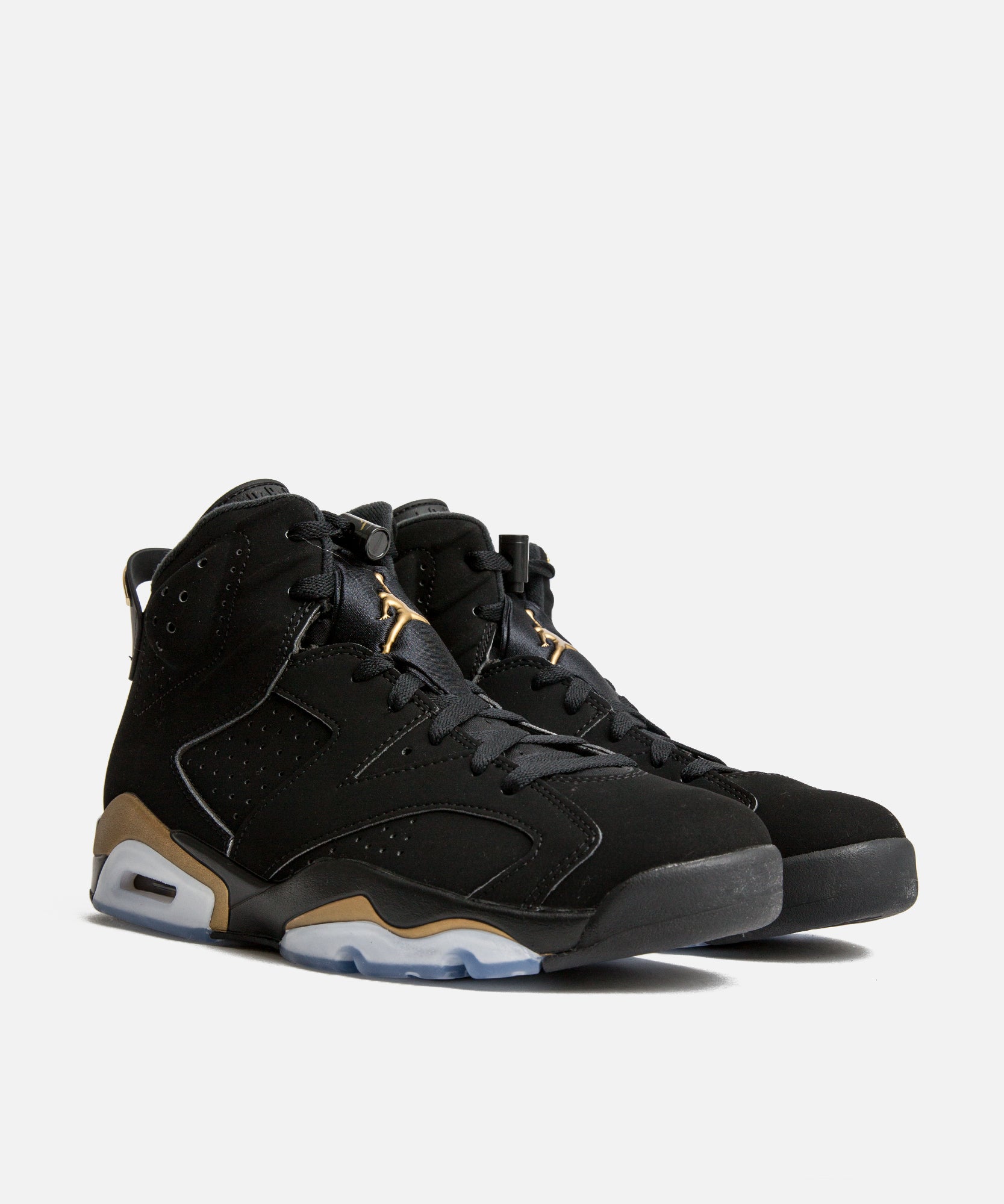 jordan retro 6 gold and black