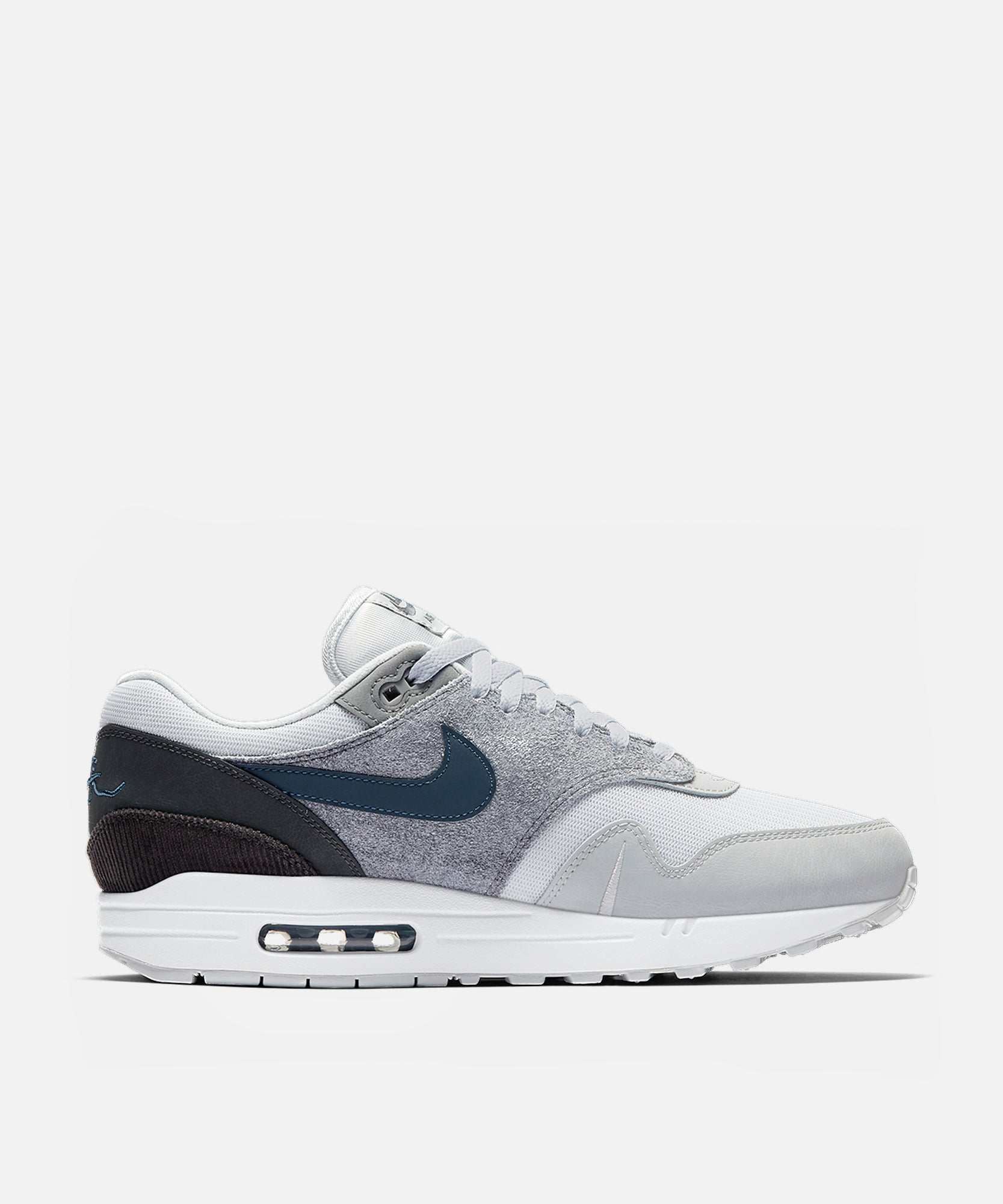 Nike Air Max 1 (Smoke Grey/Valerian Blue-Dark Smoke Grey) – Patta