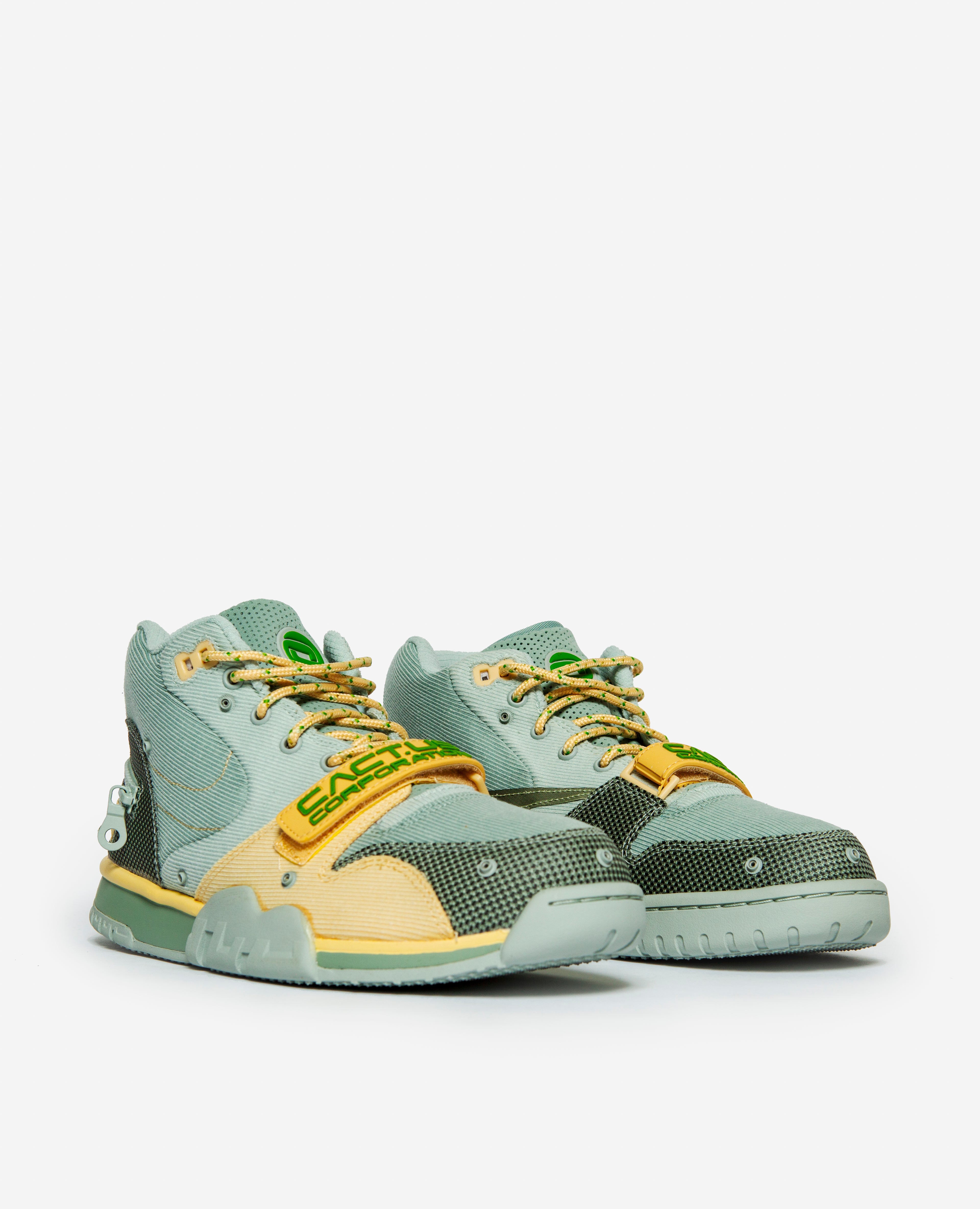 Nike Air Trainer 1 x Cactus Jack (Grey Haze/Olive Aura-Canvas-Dusty Sage)