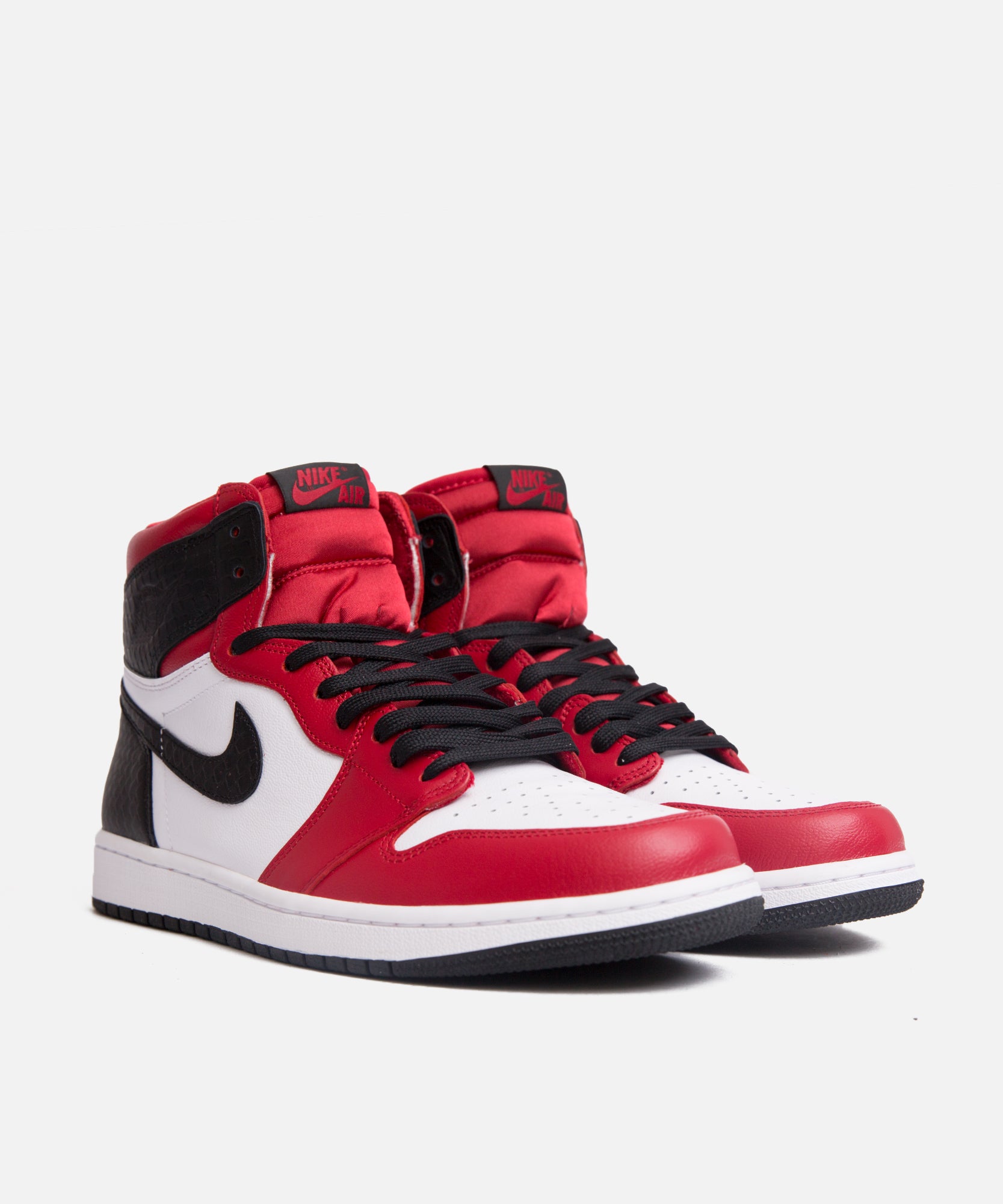 red and white air jordan 1