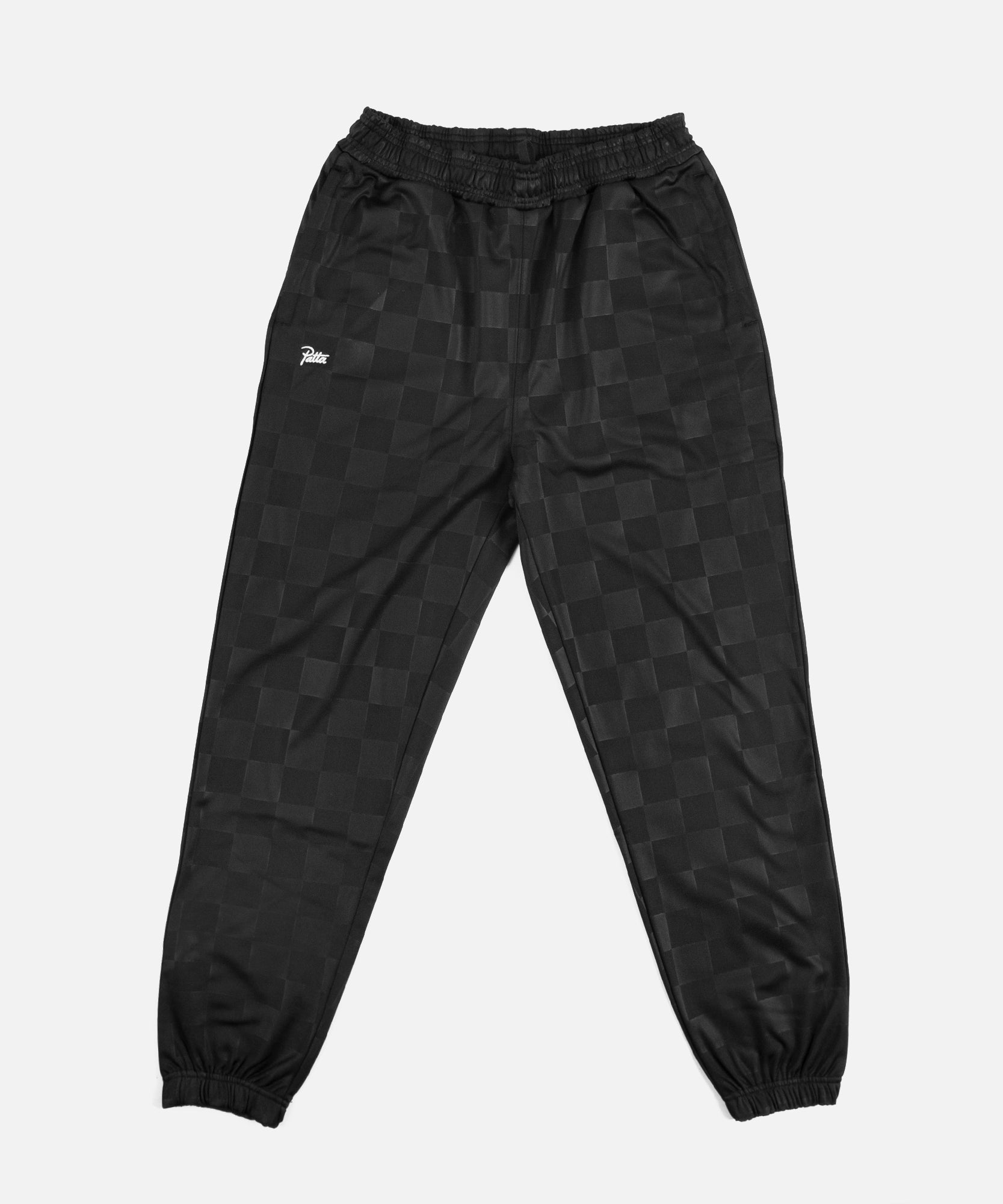 patta checkered warm up jogger