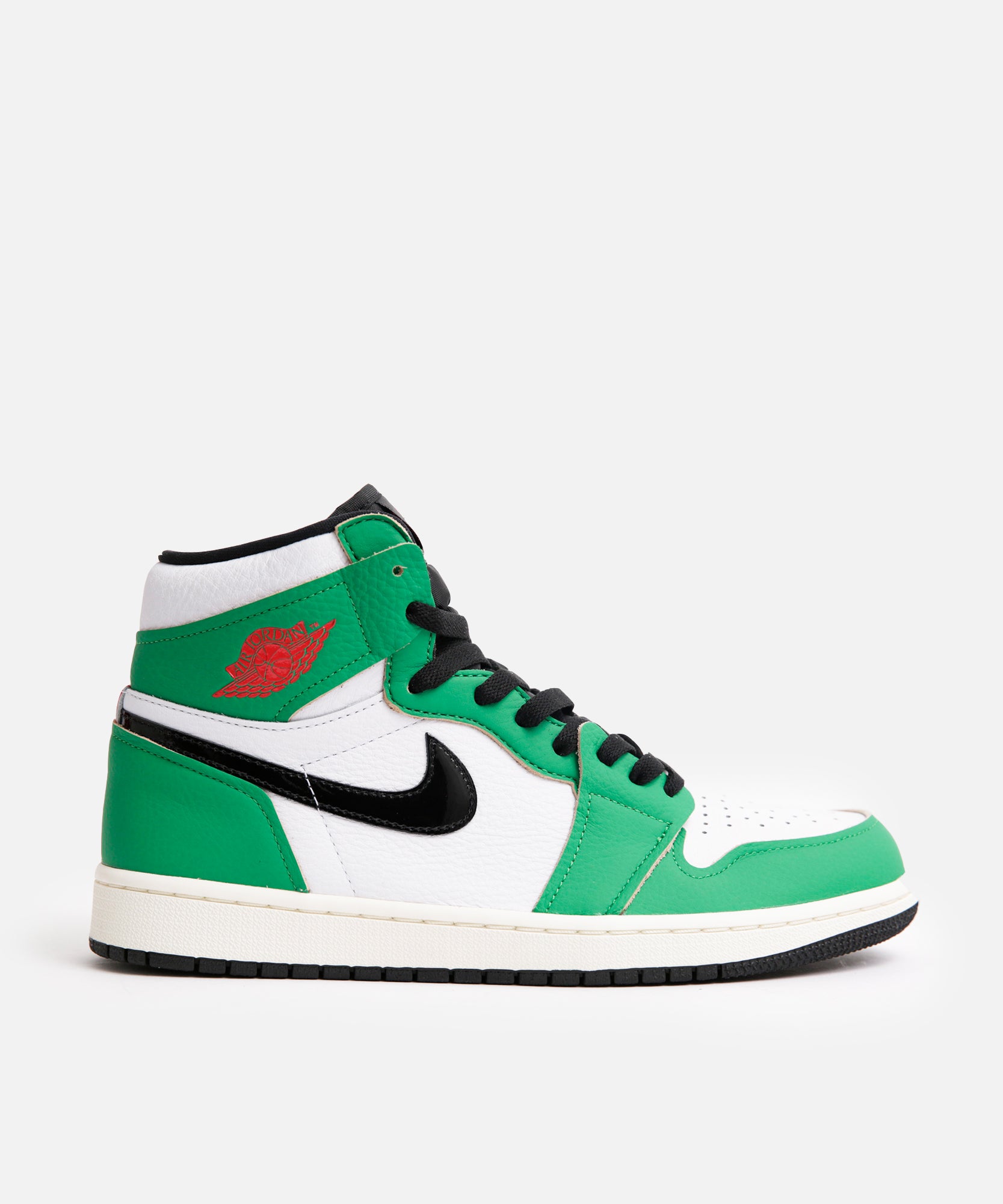 jordan 1 green and black and white