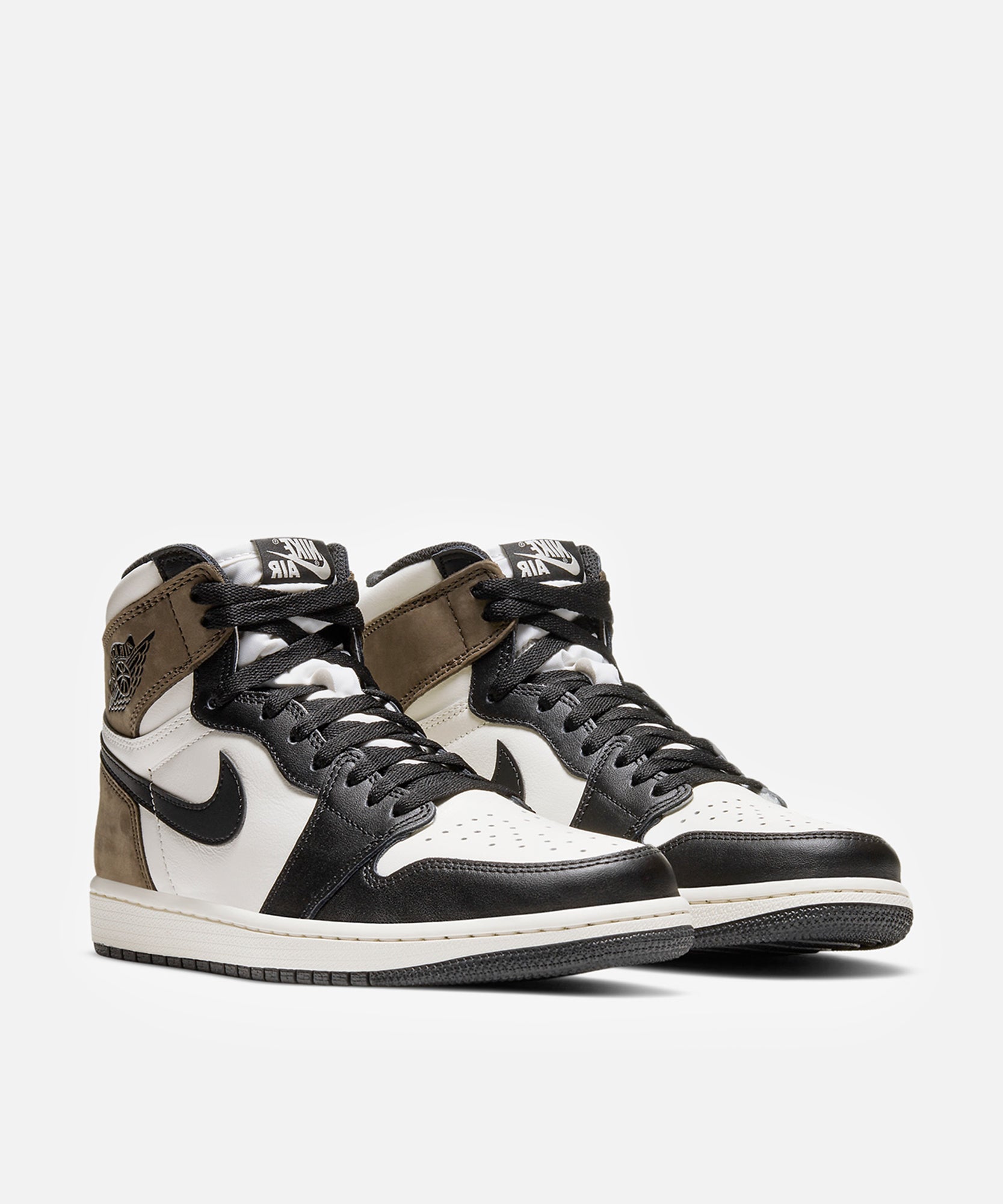 Air Jordan 1 Retro High Og Sail Black Dark Mocha Black Patta