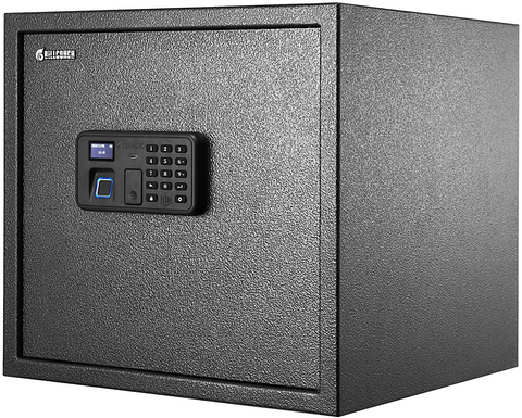 BILLCONCH Gun Safe, Biometric Pistol Safe with Display and Voice Prompt