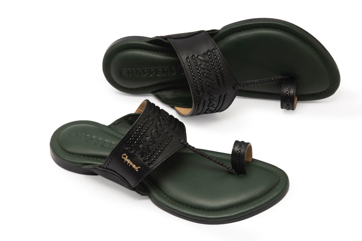 No. 6 Nico Sandal in Bottle Leather | Garmentory