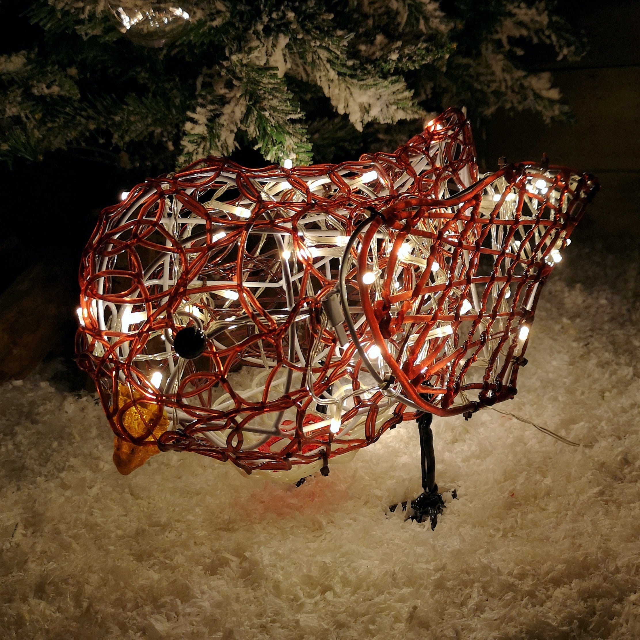Image of 30cm Premier Soft Acrylic Outdoor Lit Christmas Robin with 60 Warm White LEDs
