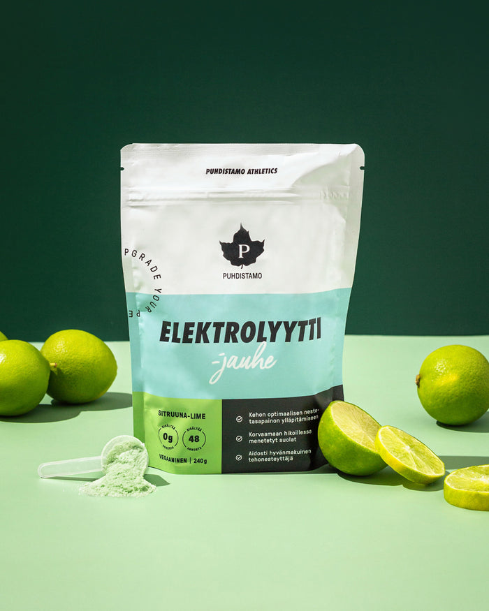 Elektrolyyttijauhe Sitruuna-lime 240 g | Puhdistamo