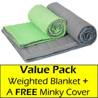 Anxiety Blanket, 10lb, 15lb & 20lb Washable Weighted Blanket Benefits