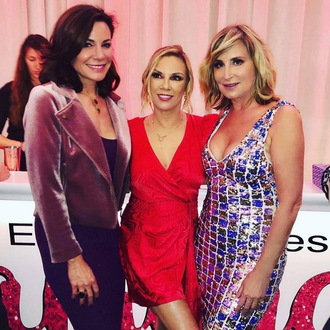 LuAnn de Lesseps, Ramona Singer posing for the camera