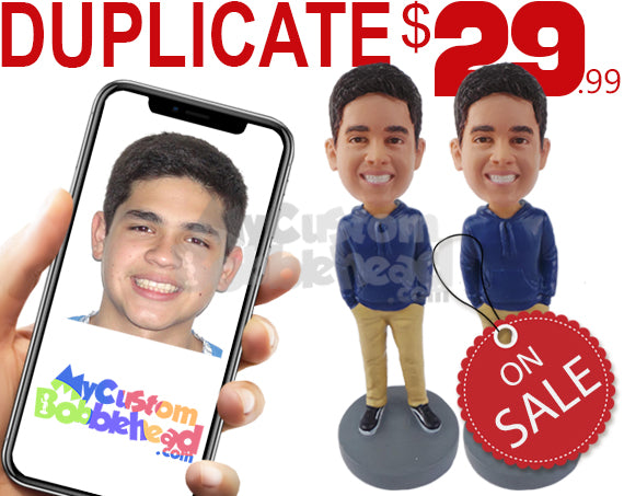 Duplicate Custom Bobblehead - Limited Time Deals Personalized Bobblehead & Cake Topper