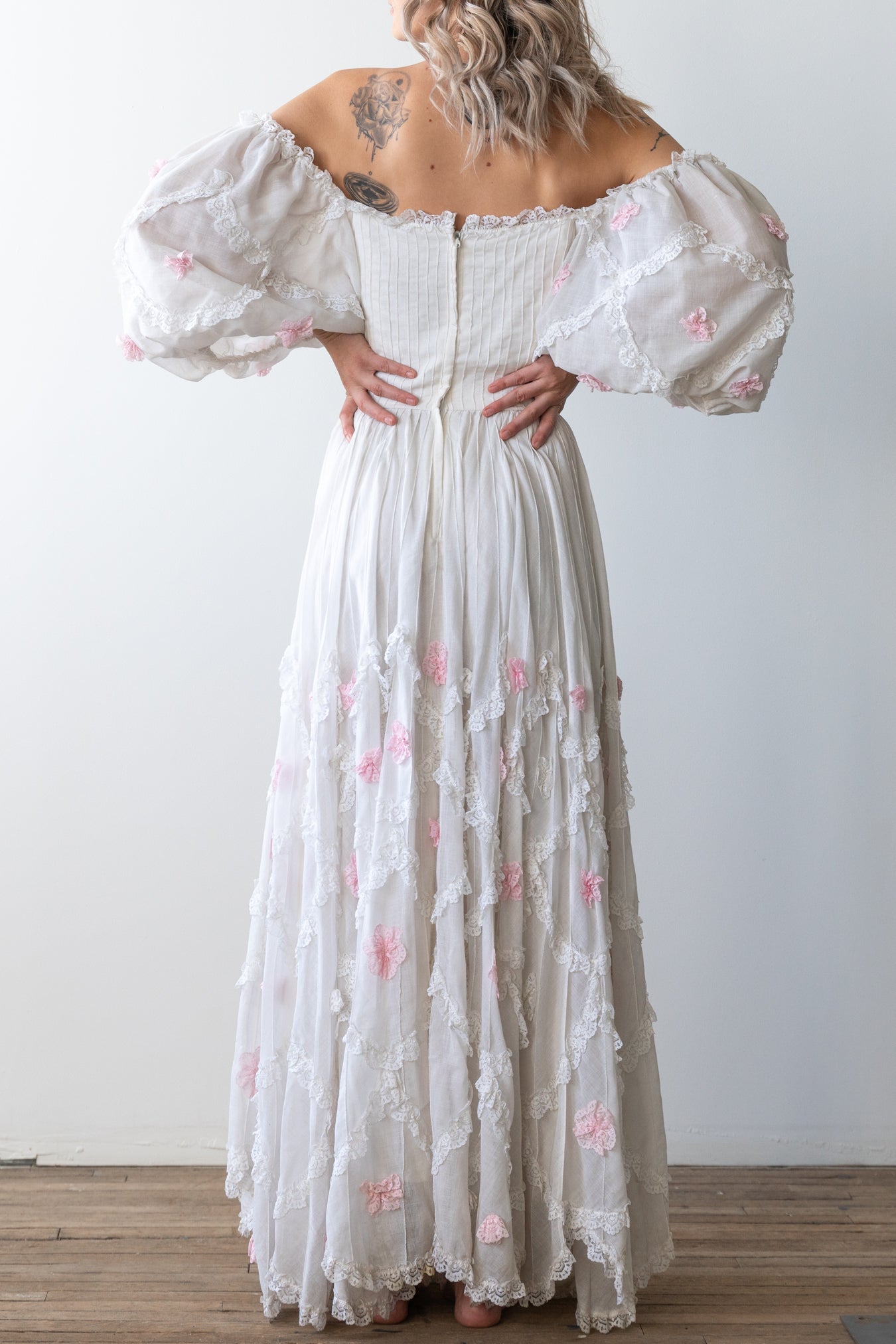 vintage mexican wedding dress