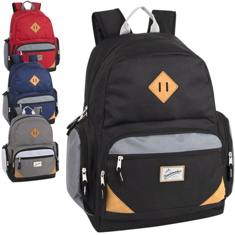 laptop backpack in four color assortment