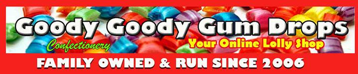 Confectionery from Goody Goody Gum Drops
