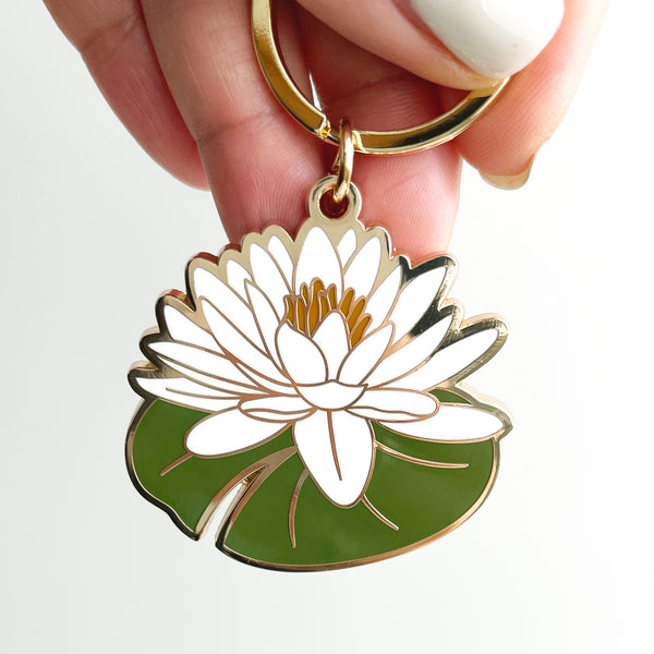 Isabelle Poppy Flower Keychain – Paper Anchor Co.