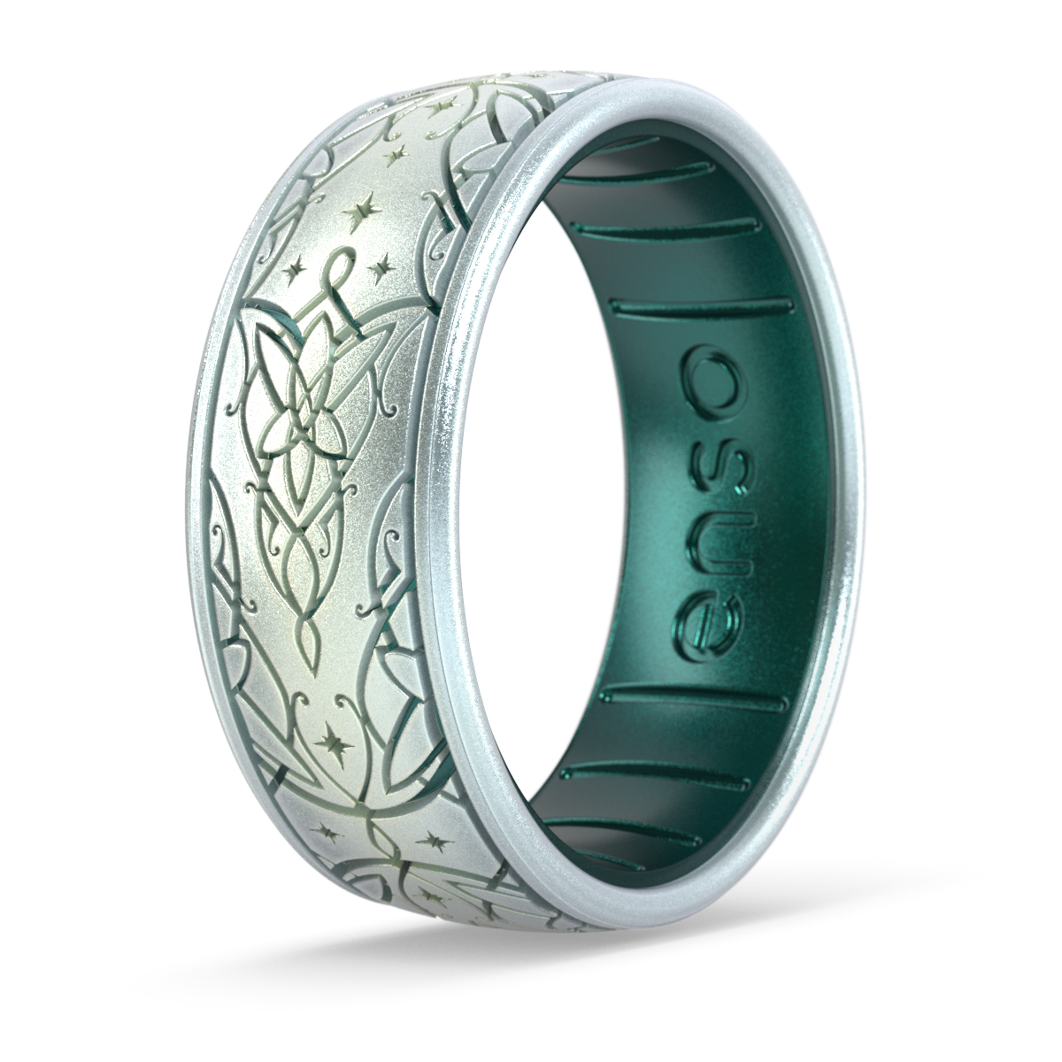 Enso Rings Lord of The Rings Classic Silicone Ring - 13 - Elven Weave