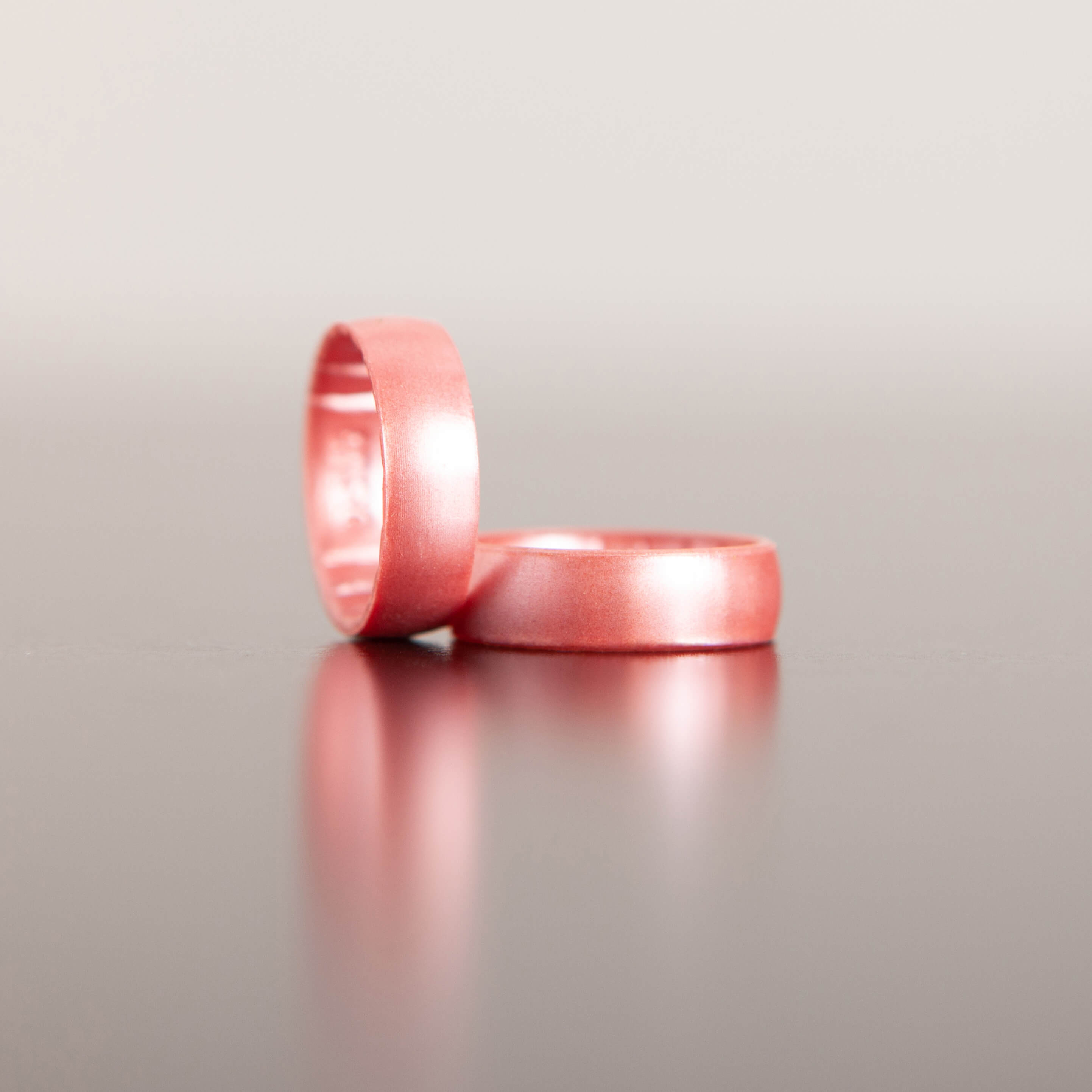 Elements Classic Thin Silicone Ring - Rose Gold