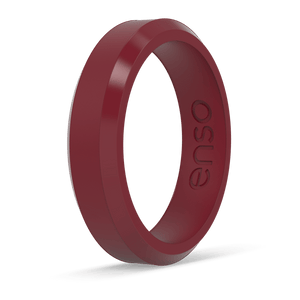 Image of Oxblood Ring - Deep maroon with hints of red and mauve.