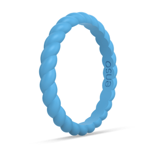 Image of Vibrant Blue Ring - Bright light blue.