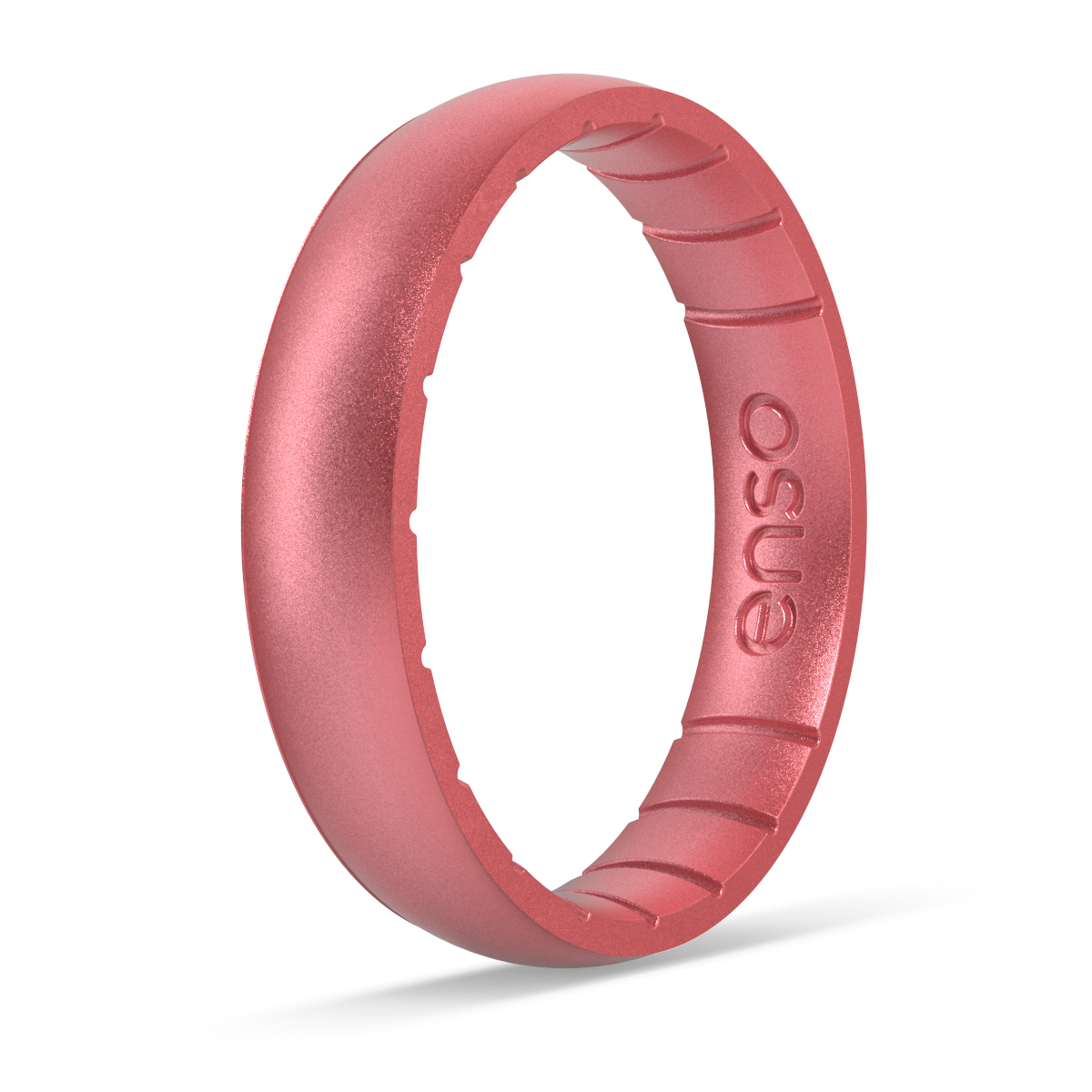 Enso Rings Elements Classic Thin Silicone Ring | Pink Diamond | Size 3