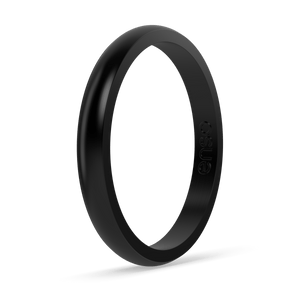 Image of Obsidian Ring - Bold, true black.