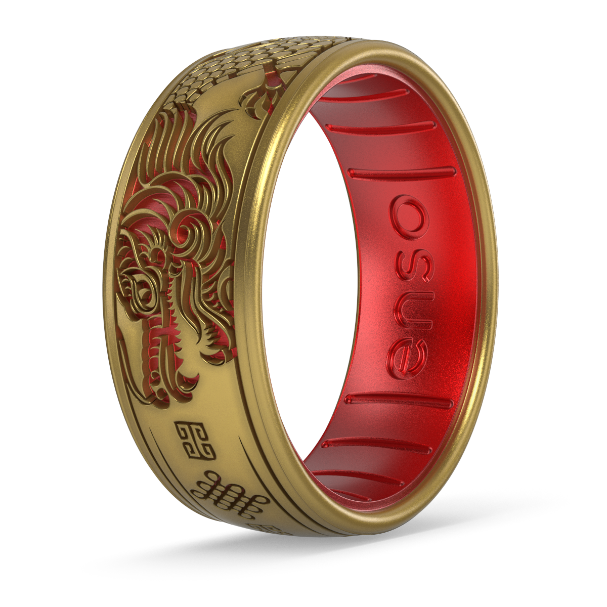Buy KARISHMA KREATIONS Set Of 2 Celtic Engraved Stainless Steel Dragon Rings  - Ring for Unisex 23240870 | Myntra