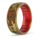 Etched Year of the Dragon Silicone Ring - Year of the Dragon Gold