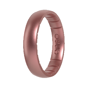 Aura Classic Thin Silicone Ring - Nocturne Bloom