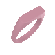 Bar Ring Signet Silicone Ring - Pink Sand