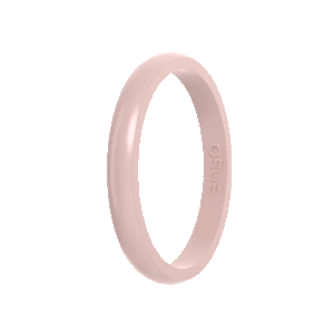 Stackable Silicone Ring - Pink Sand