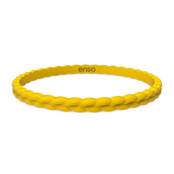 Weave Stackable Silicone Bracelet - Sunset