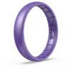 Birthstone Classic Thin Silicone Ring - Amethyst