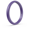 Birthstone Classic Halo Silicone Ring - Amethyst