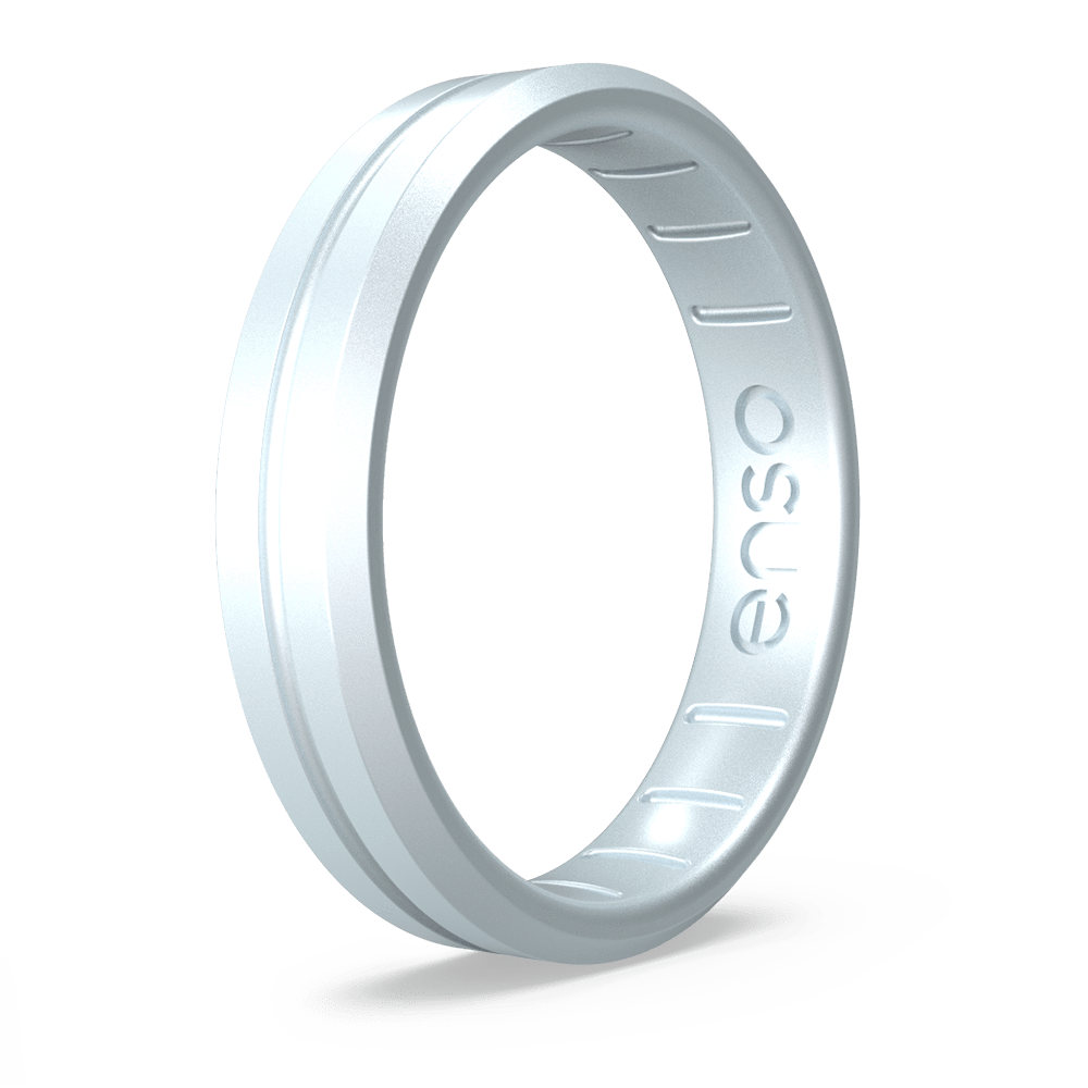 Enso Rings Halo Elements Series Silicone Ring - 7 - Diamond