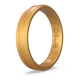 Elements Contour Thin Silicone Ring - Gold