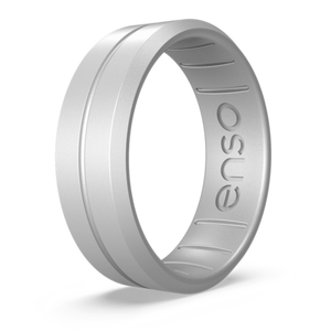 Enso Rings DC Silicone Rings | Superman - Sapphire/Ruby | Size 9