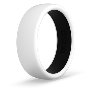 White/Pink Sand Silicone Ring, DualTone Collection