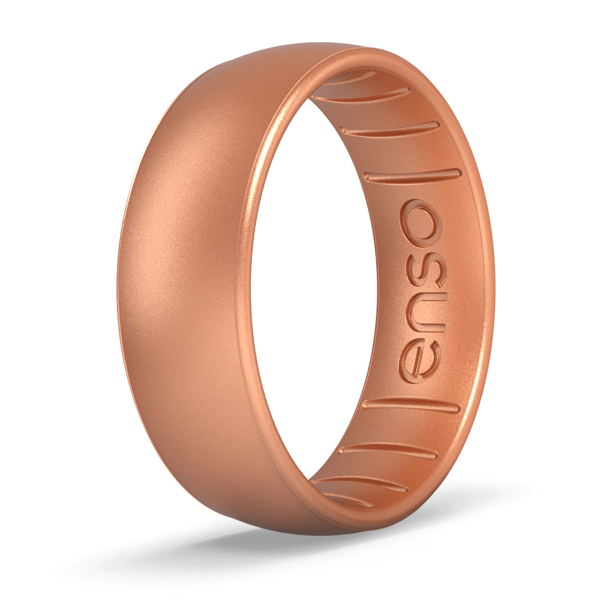 Enso Rings Halo Elements Series Silicone Ring - 8 - Platinum