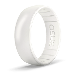 Elements Classic Silicone Ring Pearl
