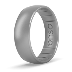 Classic Elements Silicone Ring Silver