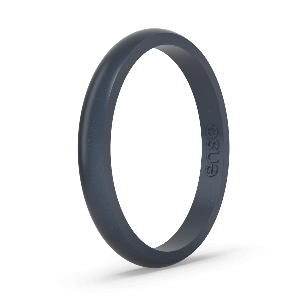 Enso Rings Elements Classic Thin Silicone Ring | Platinum | Size 6